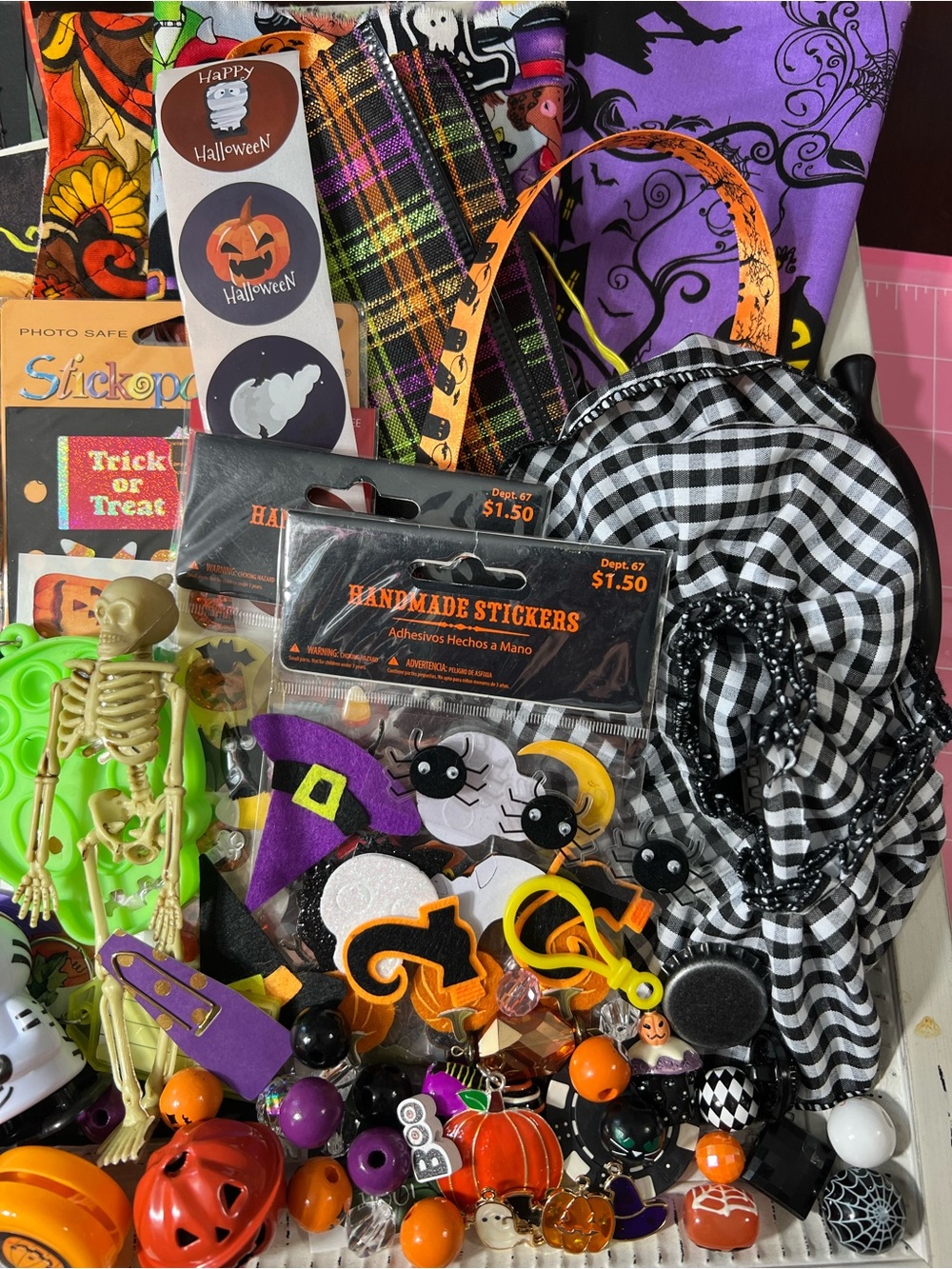 Summerween create a Greeting card Journal kit Junk Journal kit - Picture 6 of 6